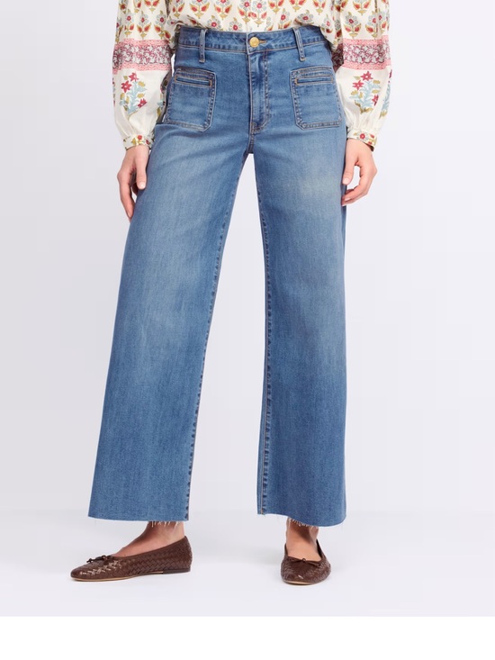 Kut from the Kloth Denim - Kut from the Kloth Meg High Rise Wide-Leg Jeans in Sunny Sz 8 NWT
